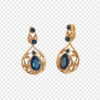 Copper Gold Plated Earrings For Women & Girls, Yellow