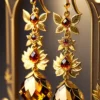 Gold Plated Earrings For Women & Girls, Yellow (Copy)